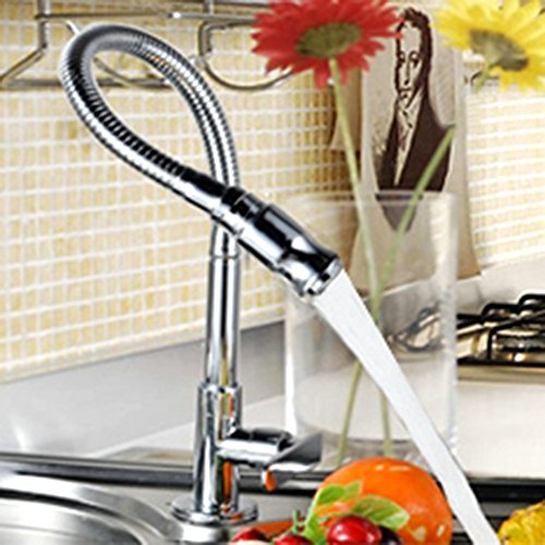 360-Grad-Drehung Kaltes Wasser Einloch-Armatur grohe Badezimmer Wasserhahn für Küche Küchenamatur Waschbecken