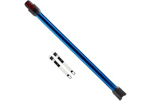 CHEERHOM Rura teleskopowa kompatybilna z Dyson V7, V8, V10, V11, V15, sztywna rura przedłużająca do Dyson V11, szybkie zapięcie, rura ssąca do odkurzacza Dyson z dwiema szczotkami 2 w 1, niebieska