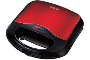 SENCOR MARQUE GENERIQUE SSM 4221RD Tostapane/Sandwich, Rosso