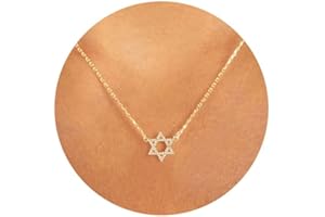 HANLI Gold Necklaces for Women - S925 Sterling Silver Plated Dainty Italian Horn Star of David Butterfly Sun Lotus Volleyball Baseball Cowboy Boots Necklace Jewelry Everyday for Women