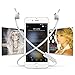 Kolylong Wireless Bluetooth Sport Stereo Headphone Earphone for iPhone (White)