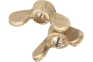 Xiedeai Écrou à Oreilles Fixations - M4 M5 M6 M8 M8 M10 M12 M14 M16 M20 Laiton Écrou Papillon Capuchon de Boulon Vis à Main Matériel