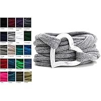 Armband Wickelarmband aus Stoff weich hellgrau oder in Wunschfarbe mit Herz silber individuelle Geschenke mit Liebe Geschenke zum Muttertag