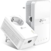 TP-Link TL-WPA7617 KIT, AV1000 Gigabit Passthrough Powerline ac Wi-Fi Kit