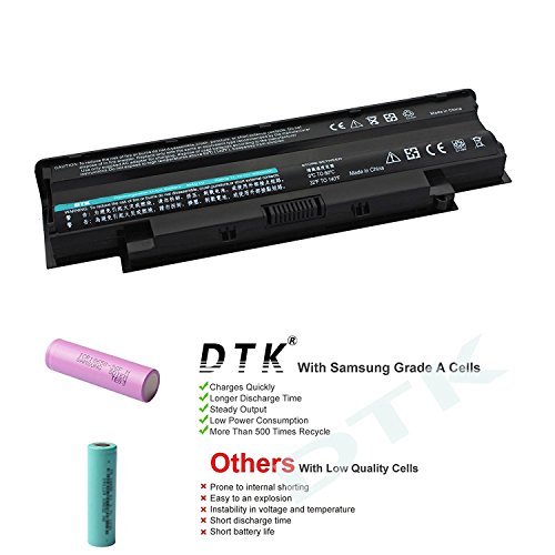 Dtk® Ultra Hochleistung Notebook Laptop Batterie Li-ion Akku für Dell Inspiron 3420 3520 15r 17r 14r 13r N5110 N5010 N4110 N4010 N7110 N3010 M5110 M4110 M501 M503 Series, Fits P/n J1knd 4t7jn [6-cell 4400mah/49wh] - 2