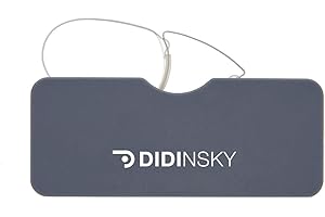 DIDINSKY Okulary do czytania lub prezbiopii dla mężczyzn i kobiet bez zauszników. Mini okulary korekcyjne do ogrodzenia retro lub vintage dla wzroku. 4 kolory i 5 stopni - LOUVRE