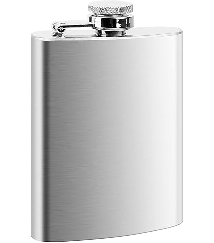 Flasque Alcool Acier Inoxydable, Va Vert, 6 OZ, 170 Ml - Achat Vente