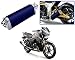 Auto Pearl Premium Quality High Performance Bike Exhaust Muffler Silencer Triangle Blue For - TVS Apache RS.2899.00