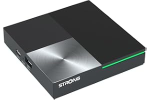 STRONG Leap-S3 Pro Streaming Box 4K UHD Google TV Con Porta Ethernet, Android 12, 4GB RAM + 32GB Memoria, Wi-Fi 6, Chromecast Integrato, Controllo Vocale Google, Dolby Atmos & Dolby Vision