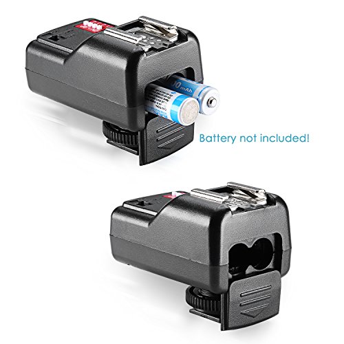 Neewer 16 Canaux FM Radio Kit de D  clencheur    Flash Sans Fil 1   metteur   3 R  cepteur   1 C  ble De Synchro pour Canon 580EX II 580EX 550EX 540EZ 520EZ 430EX 430EZ 420EX 420EZ 380EX  Nikon SB-800 SB-600 SB-28 SB-27 SB-26 SB-25 SB-24  Olympus FL-50 FL36  Pentax AF-540 FGZ AF-360 FGZ AF-400 FT AF-240 FT  Sigma EF-500 DG Super EF-500 DG ST EF-430  Sunpak Auto 2000DZ 622 Pro 433AF 433D 383 355AFm 344D 333D  Vivitar 285HV et d   Autre Flash avec Sabot Universel