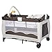 FDS Baby Infant Travel Bed Cot Furniture Baby Playpen with Toys Playmat (Cofffee)