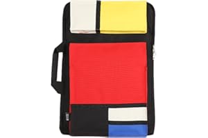SJTJSPX Borsa da Disegno A2 A3 per Bambini e Adulti - Zaino Impermeabile per Tavolo da Disegno, Cartelle, Pittura - Borsa a Tracolla per Artisti Con Portfolio e Piatti