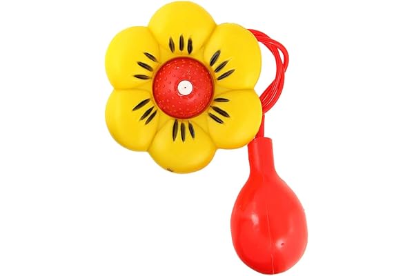 WIDMANN Milano Party Fashion- Maxi Fleur d'éclaboussure/Article Amusant, 11013736, Rouge/Jaune, Taille Unique