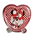 Disney Minnie Mouse Heart Shaped Alarm Clock