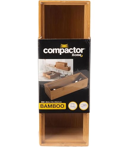 BAMOTTO 2-delige V-vormige bamboe lade organizer set
