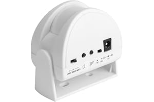 PSSOPP Timbre inalámbrico Timbre de la Puerta Volumen de Funcionamiento Ajustable Bienvenido Invitado Entrada Alerta Detector de Movimiento Sensor Alarma Ideal para la Tienda Oficina Seguridad