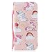 Produktbild Samsung Galaxy S8 Hülle, Edaroo Nettes Baby Einhorn Muster Ultra Slim PU Leder Brieftasche Flip Case Stand Case mit ID & Kreditkarte Tasche Dauerhaft Folio Magnetisch Schutzhülle Ledertasche Lederhülle Flipcase Cover für Samsung Galaxy S8
