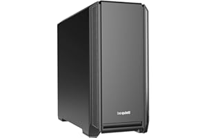 ‎BE QUIET! be quiet! Silent Base 601 Black PC-Gehäuse, 2X Pure Wings 2 140mm Lüfter, bis 360mm Radiator, E-ATX Mainboard kompatibel