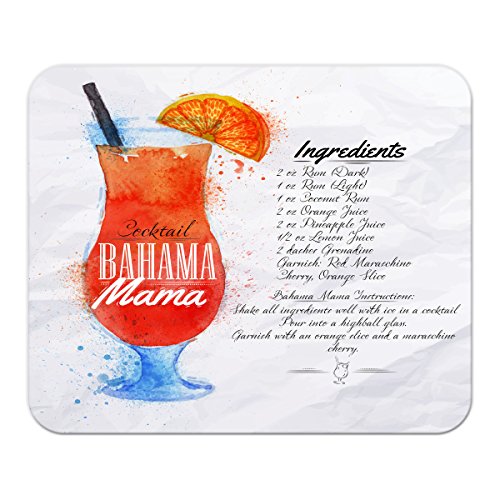 Preisvergleich Produktbild Mauspad Bar Party Bahama Mama bedruckt