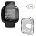 Produktbild HEYSTOP Fitbit Versa Displayschutzfolie mit Hülle (6+1Pack),Fitbit Versa Schutzhülle und kratzfest Folie Klar HD Full Deckung blasenfrei