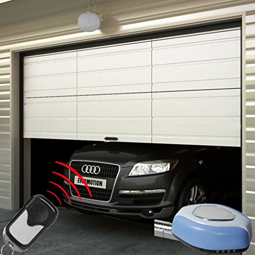 Preisvergleich Produktbild Anself Garagentor + Antrieb Garagentoröffner + 2 Fernbedienungen