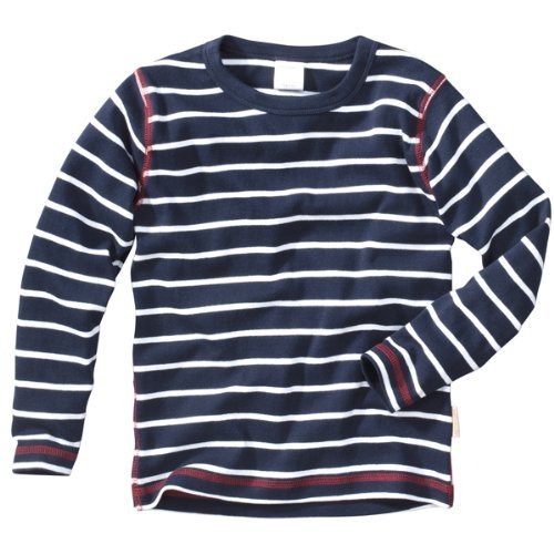 Striped long sleeved t-shirt - Blue & White stripes - Size 56-146