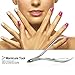 Anself Stainless Steel Cuticle Nippers Manicure Pedicure Nippers Tool