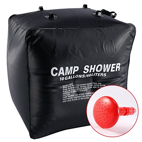 SOLARDUSCHE SOLAR DUSCHE CAMPINGDUSCHE CAMPING 40L Solardusche Outdoor Gartendusche Garten Außendusche Shower NEU - 2