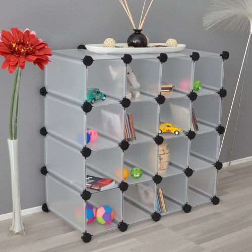 Regal Schrank Steckregal Standregal Schuhregal Wandregal Flurschrank Weiß - 8