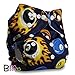 LittleBloom, Reusable Pocket Cloth Nappy, Fastener: Popper, Set of 1, Pattern 80, Without Insert