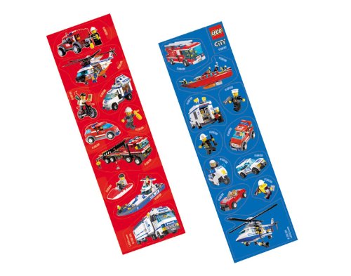 Preisvergleich Produktbild Lego City Stickers (Packung mit 8)