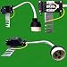 Produktbild Generic A1. num. 2769. Cry. 1. GU10 Keramik Sockel ramic SO Flex Lampe esistan Halter & Hold hitzebeständig Dow Brücke, Down Light Armatur Armatur. NV 1001002769-wruk23 _ 496
