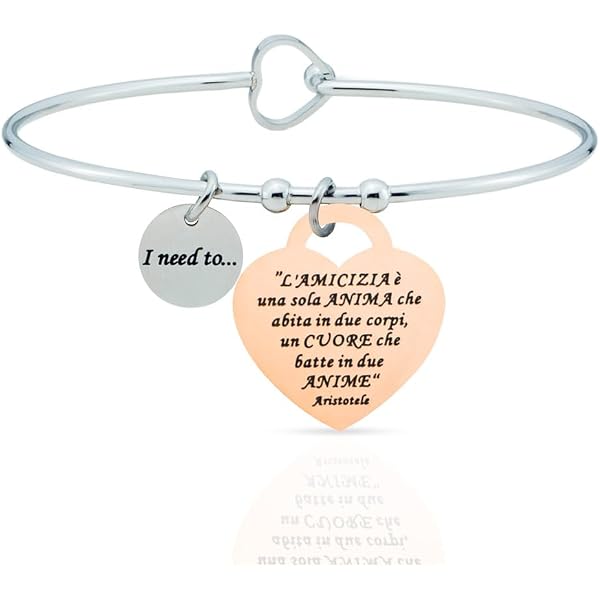 Moda Mavilla Bracciale Donna Acciaio Argento Con Zampa Di Cane | Realizzato A Mano Made In Italy | Gioiello Regolabile Con Incisione