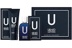 DESIRE FRAGRANCES Liu Jo Lovers U Man Confezione Regalo Uomo Profumo EDT 100ml Balsamo Dopobarba 200ml