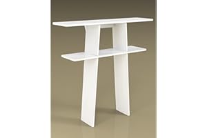 ROBERTO MOLINO DESIGN Base per Butsudan TIAN WHITE 天 Mobile porta butsudan per il Gohonzon Design minimalista Consolle ingresso Elegante mobiletto artigianale artistico - Color bianco satinato