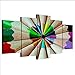Produktbild hhlwl Plakatrahmen HD Gedruckt Moderne Leinwand 5 Stück/Stücke Farbe Sharp Bleistift Malerei Wandkunst Modulare Wohnzimmer Bilder Wohnkultur -10x15/20/25cm-frame