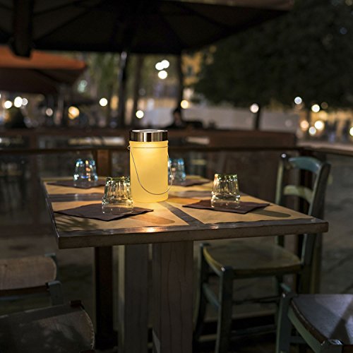 LED Solarlampe – Die Sonnen-Lampe Deko Sun Jar Solar-Laterne im Einmachglas mit Bügel; Warm-Weißes Licht - 5