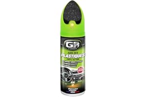 GS27 - Soin des Plastiques Triple Action - Rénovateur Plastiques Voiture - Parfum Fruit de la Passion - Spray 400ml