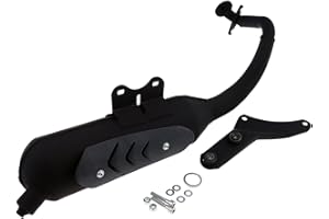 Pot d'échappement POLINI original pour Citystar 50cc JetForce, Kisbee, Ludix 2, New Vivacity