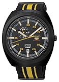 Seiko Herren Analog Automatik Uhr mit Textil Armband SSA289K1