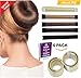 Produktbild Prämie 6 Pack Mädchen Damen Hair Styling Tool Donut Hair Bun Maker [braun] French Twist Haar Brötchen Styling Braid Halter Werkzeug ** BONUS Haarflechtwerkzeug***