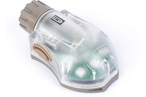 QIRUIMY Casque Tactique Flash, indicateur de sécurité Militaire Vert et Infrarouge, Lampe de Poche de Casque de Sauvetage imperméable à l'eau Manta lP67, Collage Magique au Dos