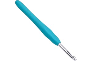 SUVSOON 5.5mm Crochet Hooks Crochet Knitting, Ergonomic Soft Handles Crochet Hooks for Arthritic Hands, Light and Comfortable Crochet Tool,Crochet Tool for Knitting Suitable for Beginners (5.5mm)