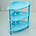 Produktbild Highdas¡¡Tier 3 Badezimmer Storage Rack Kunststoff Eckregal Caddy Basket Stacking