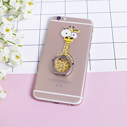 Sungpunet giraffa telefono cellulare finger Ring, Universal Animal smartphone Animal Ring grip
