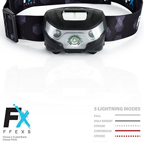 Stirnlampe LED Kopflampe – Rotlicht & Weiß Licht – USB Aufladbar Wasserdichtes Superhelle und Komfortable Kopfleuchte Kopflampen Stirnlampen LED – Stirnlampe Kinder & Erwachsene – Beste Ausrüstung Für Laufen, Camping, Jagd & Verwendung In Der Nacht – Keine Batterien Notwendig – Band Mit Starker Solar Leuchtstrahl – 2 Jahre Garantie - 4