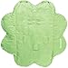 Wallaboo Baby Blanket Nore, 85 x 85 cm (Durable Faux Suede with Warm and Soft Shearling Inner) - Lime Green