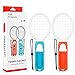 Produktbild LoKauf 2er Tennisschläger für Mario Tennis Aces Switch für Mario Tennis Aces Nintendo Switch Joy-Con Controller