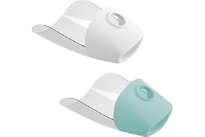 Catelves Przedłużenie do kranu dla dzieci, 2 sztuki, przedłużenie kranu dla dzieci, dla dzieci, kranik dla dzieci, nasadka do kranu dla dzieci, przedłużka Faucet Extender (niebieski + biały)