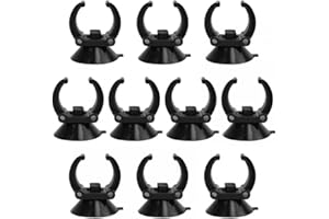 DONGKER 10 ventose per riscaldatori per acquario, ventose, con clip, per acquario, per acquario, con ventosa e ventosa in gel di silice